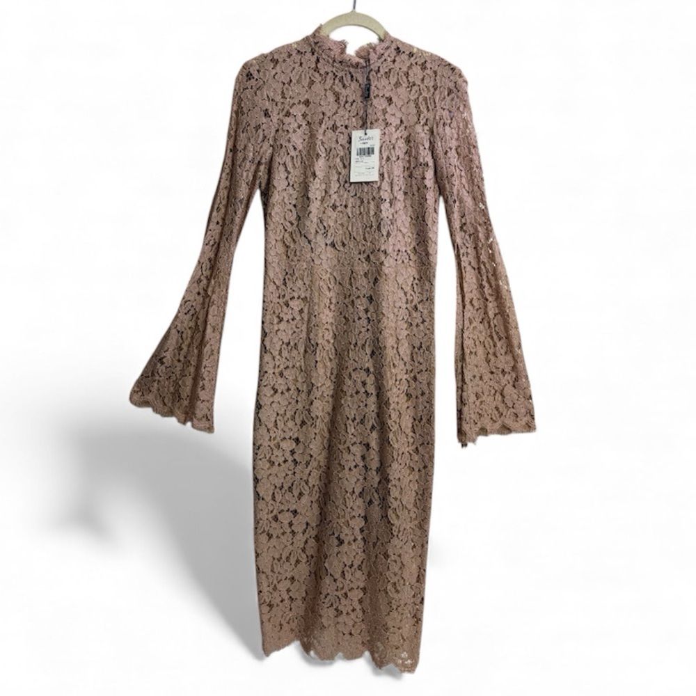 Bardot Lace Long Sleeve Lace Dress, Size‎ 6 (US), Size 10 (UK)